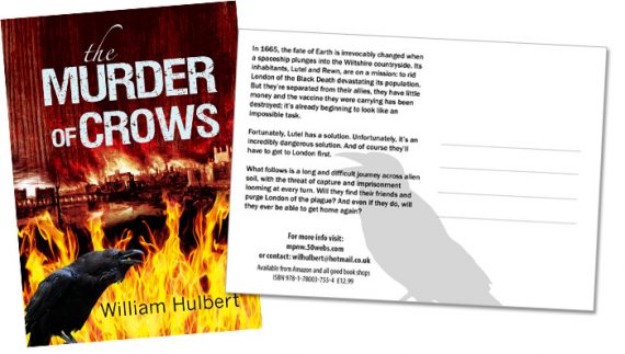 Postcard design to promote your book