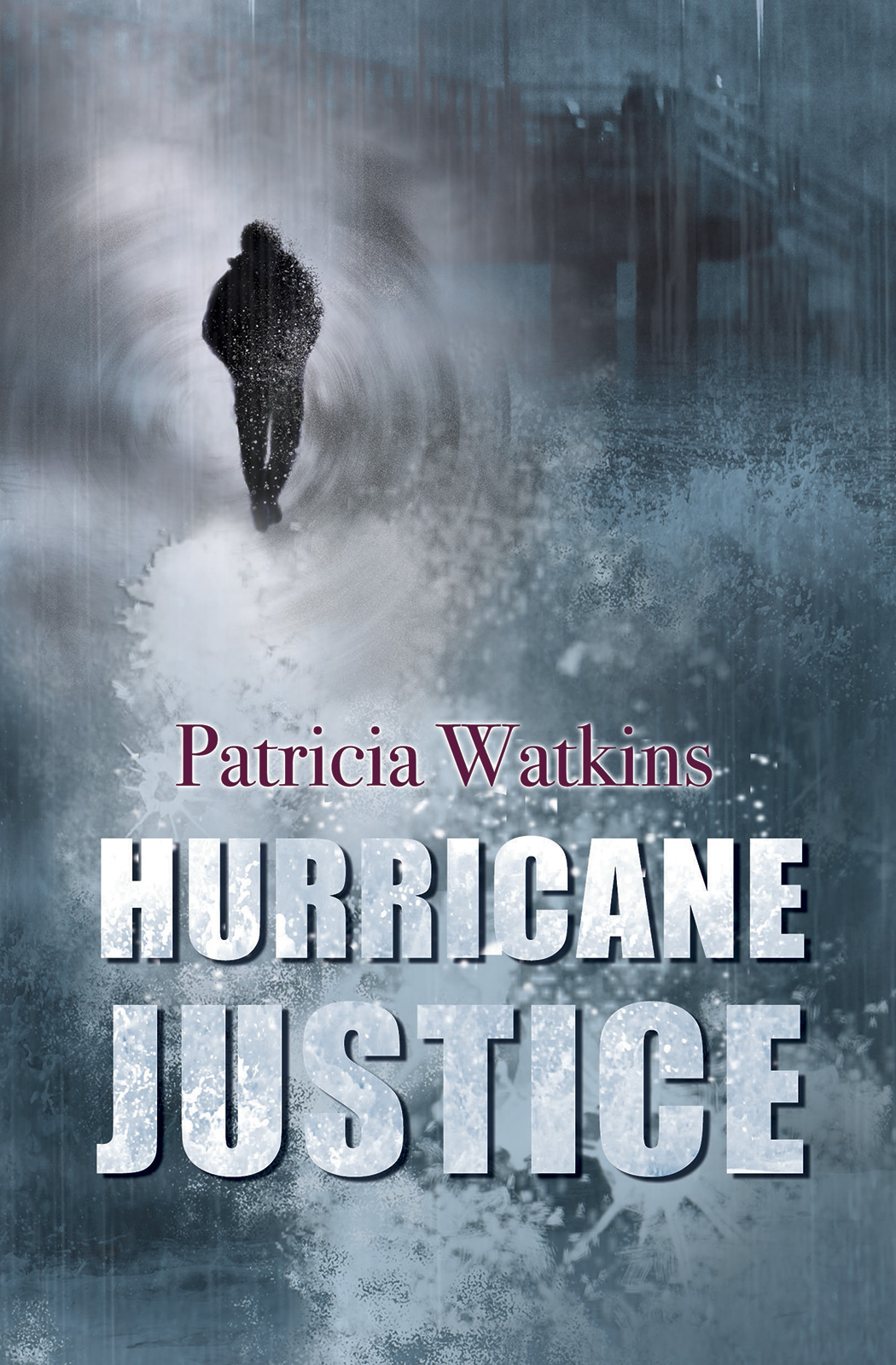 Hurrican Justice crime book cover design
